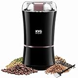 KYG Kaffeemühle 300W Elektrische Kaffeemühle Kaffeebohnen Nüsse Gewürze...